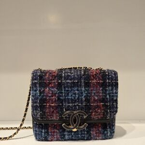 Chanel Tweed Flap Bag